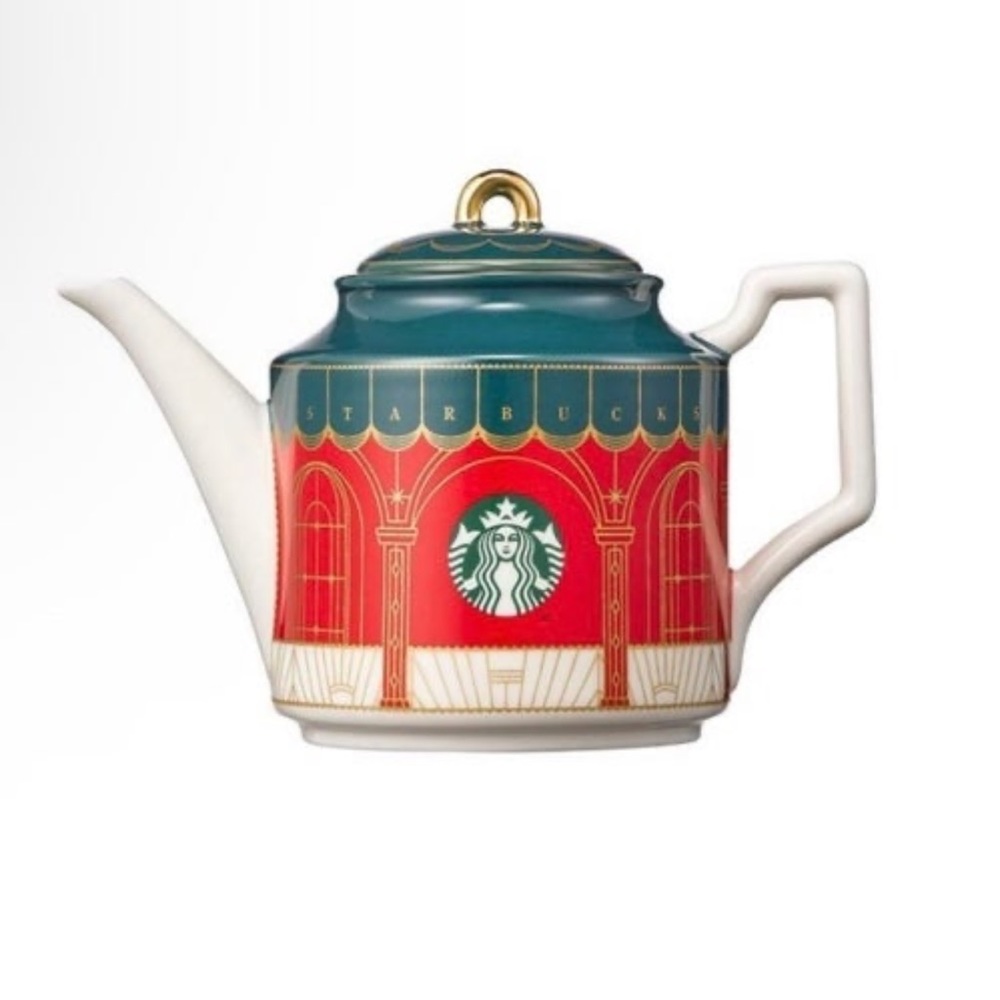 STARBUCKS HOLIDAY STARBUCKS TEAPOT (FROM SOUTH KOREA)